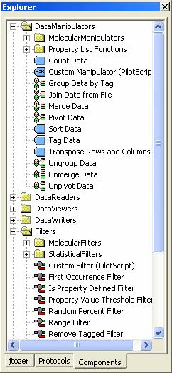 Data Pipelining is Nearly 300 different components available Easily extensible