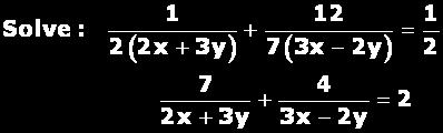 linear equations has infinite number of solutions.