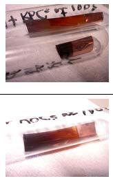Material inside the gaseous PMT Piece of Kapton in glass ampoule The ampoule was filled with K or K-Cs vapor.