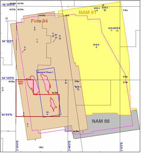 Exploration Activities 3 Exploration Activities Although no wells were drilled during the licence period, evaluation of the 44/29c block utilised GDF Britain's extensive Carboniferous well database