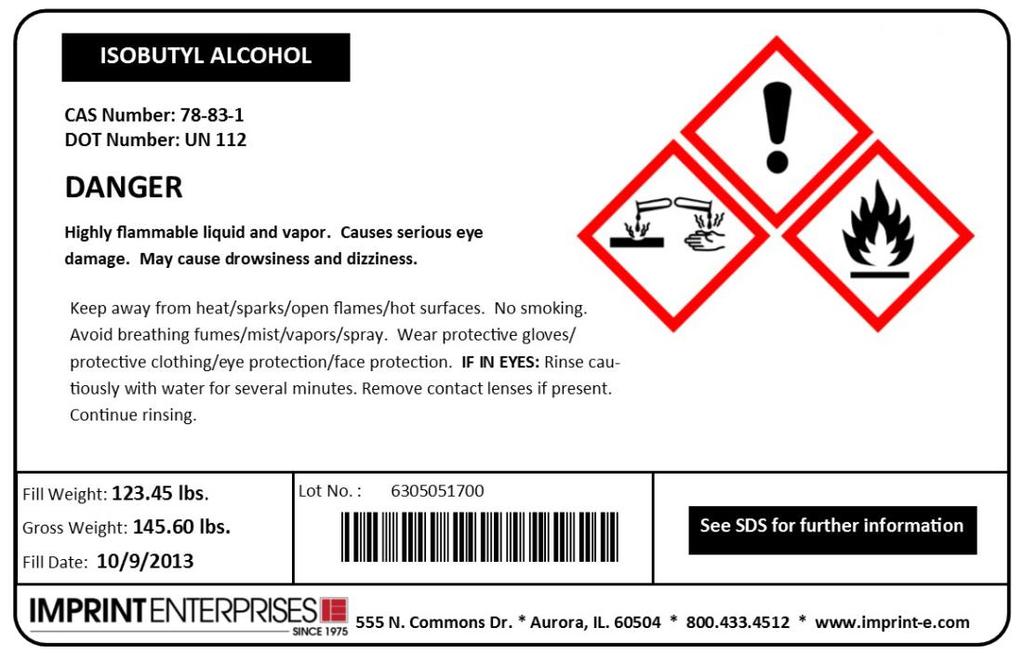 Container Labeling in the Workplace The hazard warning can be any type of message, picture, or symbol that provides information on the hazards of the