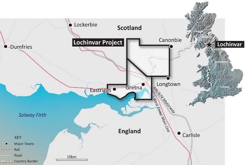 Position United Kingdom Undeveloped coalfield Original Licence granted 2012, Lochinvar South Licence granted 2014 (both 100% NAE) Attractive investment destination: Low risk Low cost structure