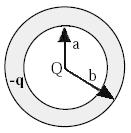 168. A free electron and a free proton are placed between two oppositely charged parallel plates. Both are closer to the positive plate than the negative plate. See the diagram below.