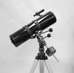 To point the telescope to the east or west, or in other directions, you rotate the telescope on its R.A. and Dec. axes.