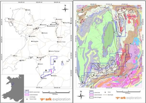 Project Description The Clogau Gold Project is located within the Dolgellau Gold Belt in North Wales and consists of three separate permits that encompass a total area of 107 km 2.