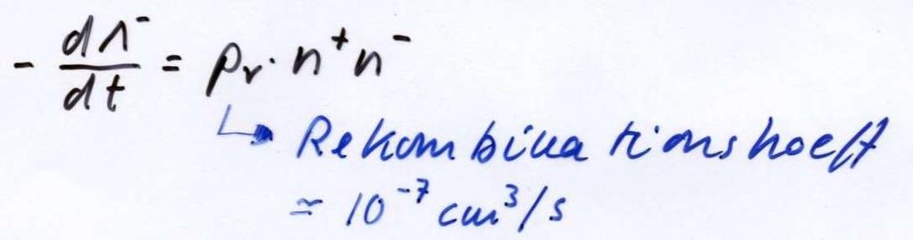 2.3. Electron loss with some probability a free electron is lost during