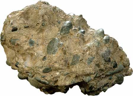 COMMON DETRITAL SEDIMENTARY ROCKS Conglomerate consists largely of