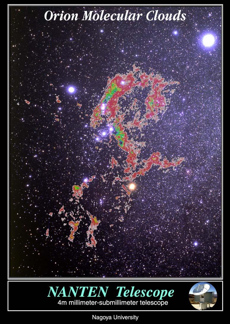 Orion with different beam NANTEN (40 pc) SEST (10 pc) NANTEN (0.