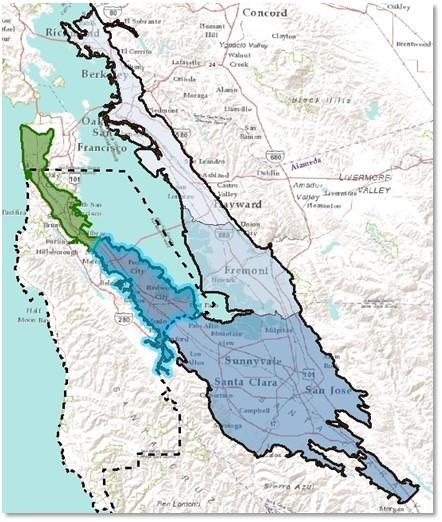 Regional Groundwater System Santa Clara Basin (DWR Basin 2-9) - San Mateo Subbasin - Santa Clara