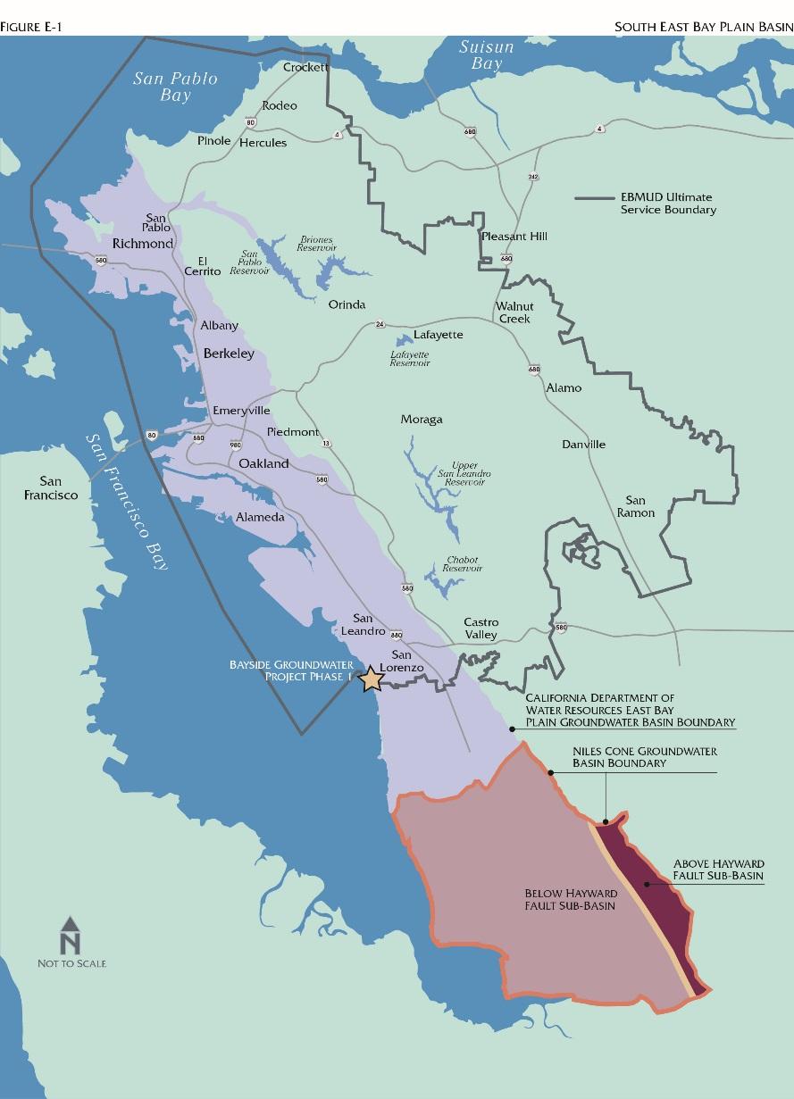 The Bayside Groundwater Project EBMUD s Water Supply Management Program 2040 identified a portfolio of projects to improve long term water supply reliability, including groundwater banking EBMUD