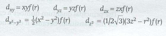 d orbitals d-orbitals: n=3, l=0,1,2, m l =-2,-1,0,1,2 9.