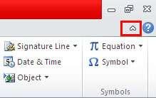 8. Khả năng mở rộng màn hình Office 2010 cho ph p người dùng mở rộng c a sổ so n thảo bằng cách n hoặc hi n bảng Menu Ribbon