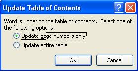 b n thêm hoặc thay đổi nội dung ti u đề thì nên chọn Update entire table.