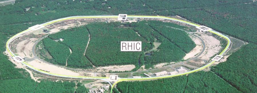 RHIC, BNL LHC, CERN little