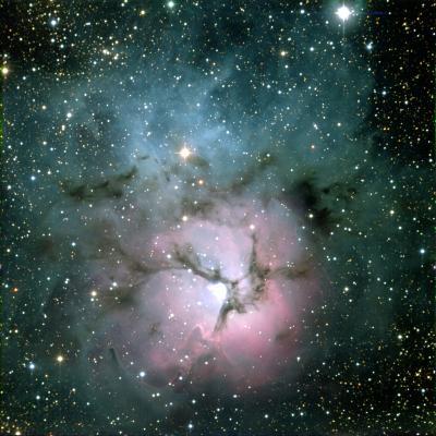 Example: The Trifid Nebula More clear examples of