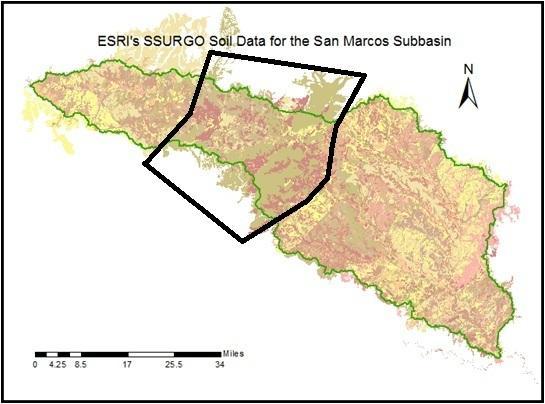 Soil Characteristics and Relationships The next part of the San Marcos Subbasin that this project analyzed was the soil distribution and if there were any correlations between soil types and the
