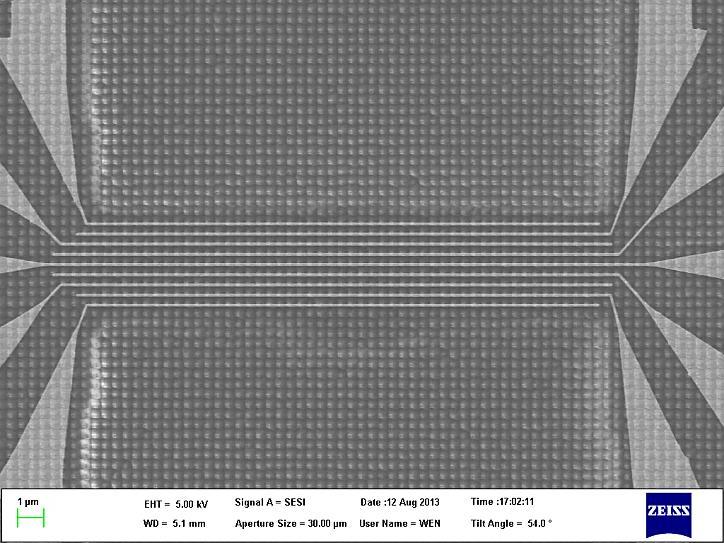 top of nanowire