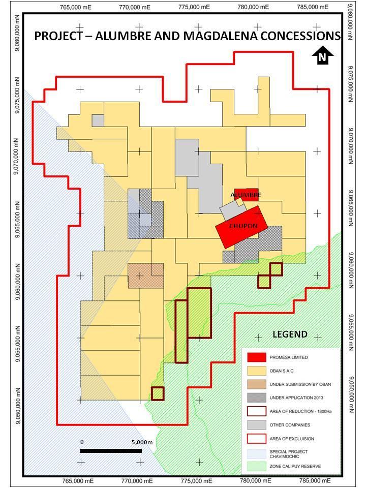 Figure 7 Magdalena Concession QUINUAL CONCESSION Geochemical and geophysical results have been received on this concession since the last market update.