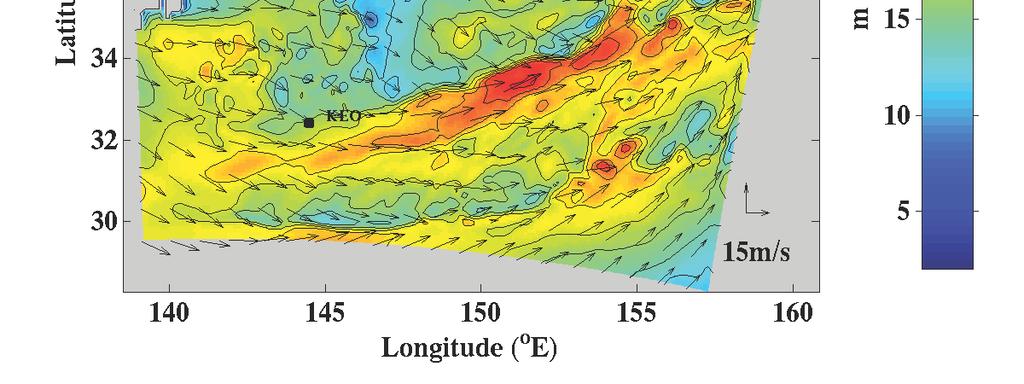 The atmospheric model component is described in [5]. Details about the ocean model, the Navy Coastal Ocean Model (NCOM), is given in [6]. We use two-way nested ocean models.