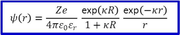 following equations: where 2 mm MgATP -2 - anion r 0 =5 Å T=300 K 0.15 M NaCl r>r (r ion ) (1/)=0.256 nm 0.
