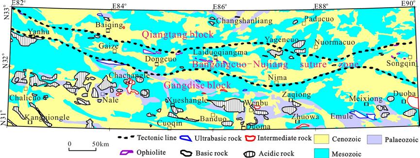 the complex fault tectonics in this area [13, 14, 15, 16, 17]. Based on the aforementioned aeromagnetic data, Yao et al.