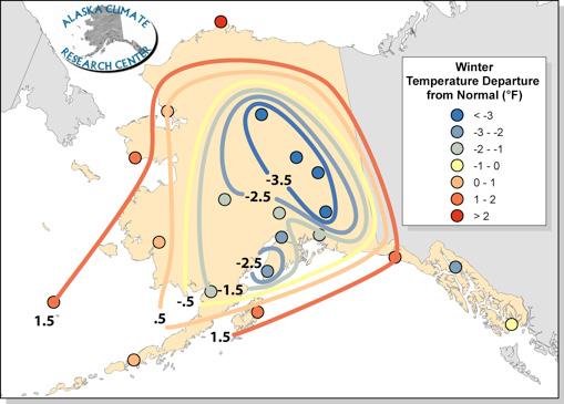 Winter Weather Summary 6 Winter Weather Conditions in Alaska Prepared by the Alaska Climate Research Center This article presents a summary of winter 2010-2011 (December, January, February)