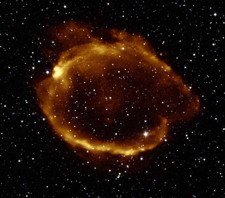 G299.2-2.9 G299.2-2.9 is an intriguing supernova remnant found about 16,000 light years away in the Milky Way galaxy. Evidence points to G299.2-2.9 being the remains of a so-called Type Ia supernova, where a white dwarf has grown sufficiently massive to cause a thermonuclear explosion.