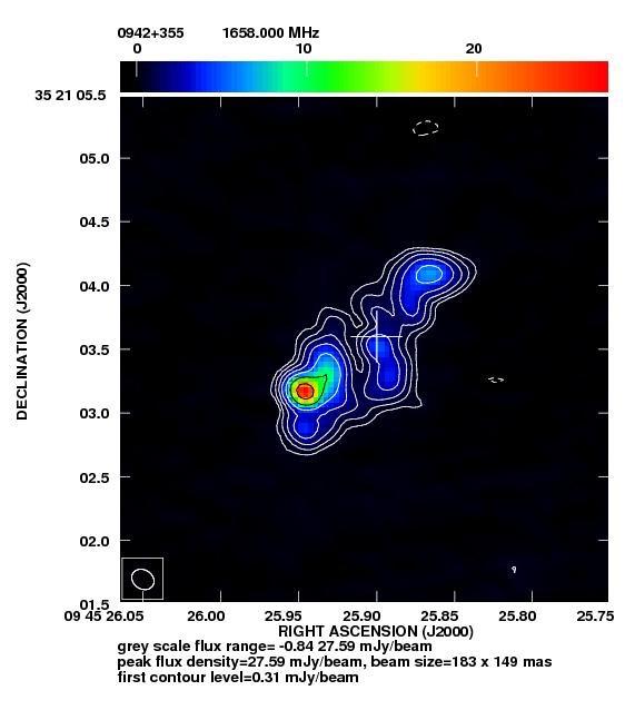 MERLIN high resolution observations L-band C-band