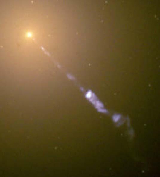 Extragalactic jets- electron signature AGN radiation - accretion