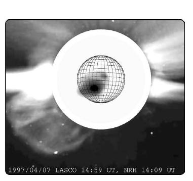 Relation between coronal and IP perturbations 164 MHz NRH images Heliospheric Signatures