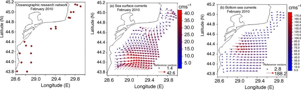 Bosneagu, R., et al.: Simulation on Marine Currents at Midia Cape-Constanta... S355 Shal low wa ter equa tions.