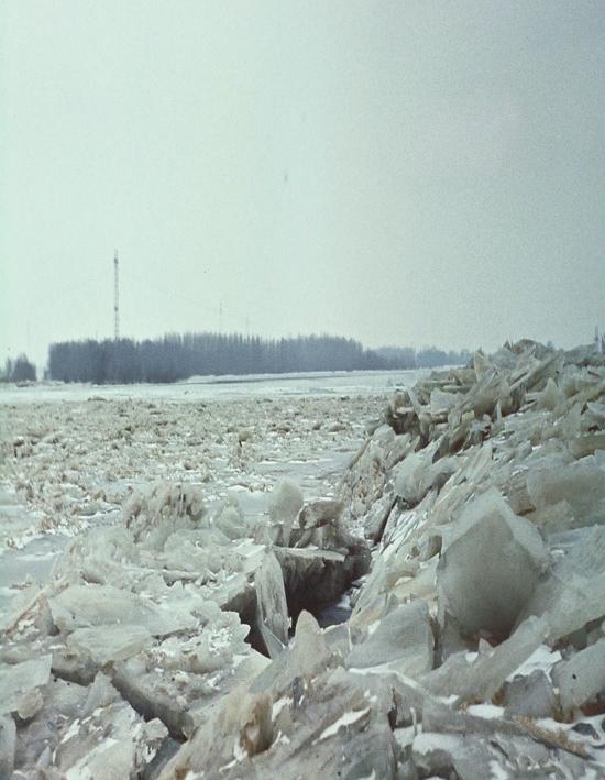 60 Wojciech Majewski Fig. 3. Ice cover on the upper part of the Włocławek reservoir in winter 1982. 3. Ice phenomena along the Lower Vistula Lower Vistula is 390 km long and extremely differentiated as indicated in p.