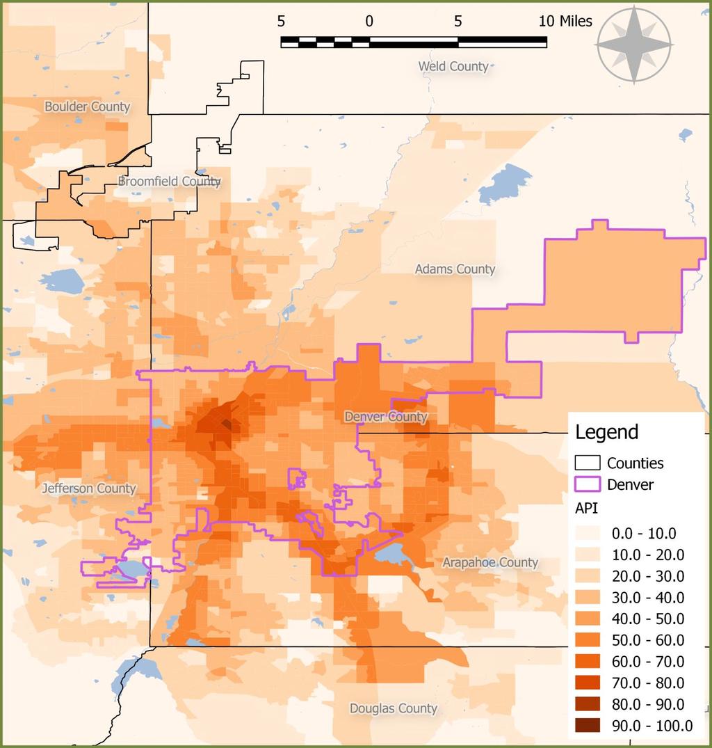 Figure 8: Denver CO Region
