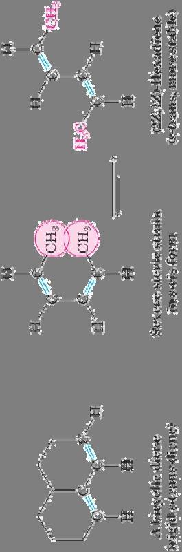 Diene These two structures prevent s-cis alignment Diene