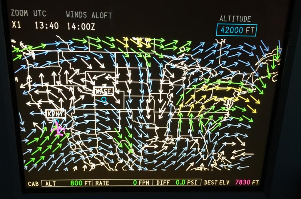 Forecast Winds Aloft may not always display at optimized altitudes for flight operations.