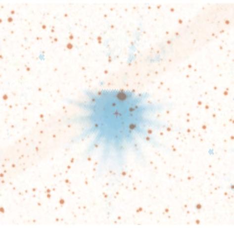 1 arcmin Figure 5.1: (left) Optical (red) and X-ray (blue) images of Swift J2127.4+5654. The former is taken from the Digital Sky Survey, and the latter from the XMM-Newton EPIC PN.