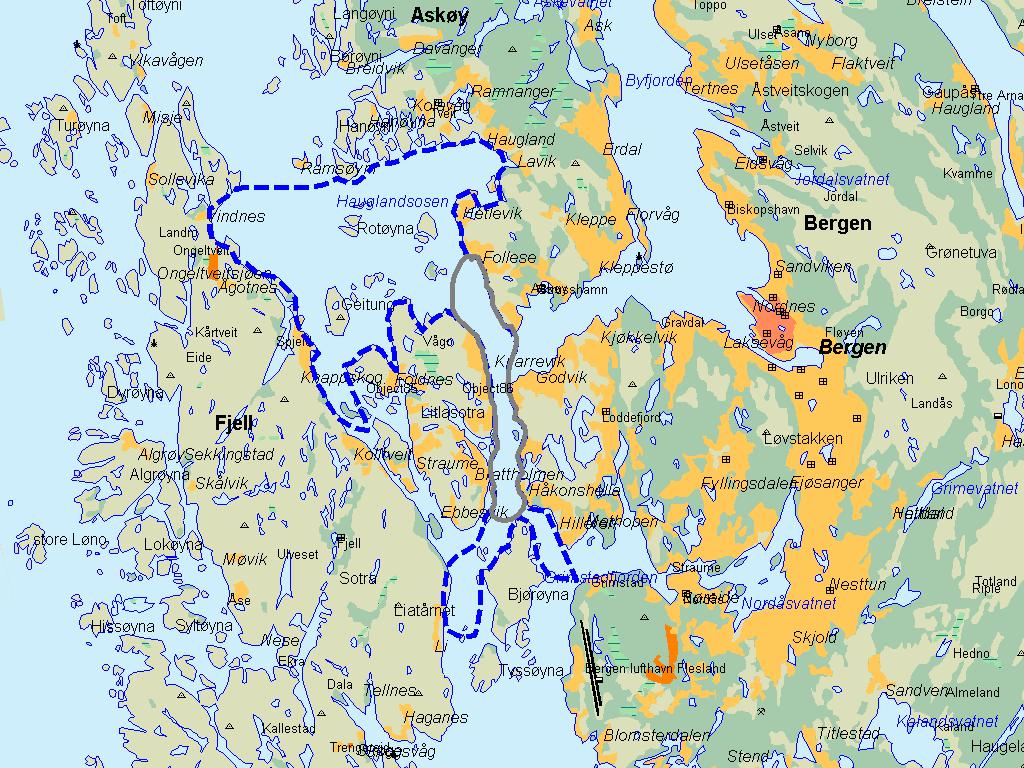 Extent of oil spill, January 20, 9:45 am Source: ROCKNES -ULYKKEN, The Norwegian Coastal
