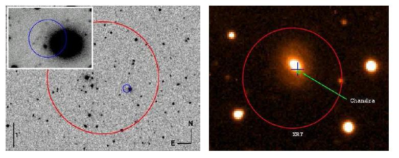 Short GRBs Short GRBs associated with elliptical galaxies. left: GRB 050509B; z=0.226 (Gehrels et al. 2005; Bloom et al.