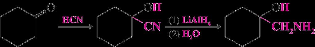 Reactivity formaldehyde > aldehydes > ketones >> bulky ketones.