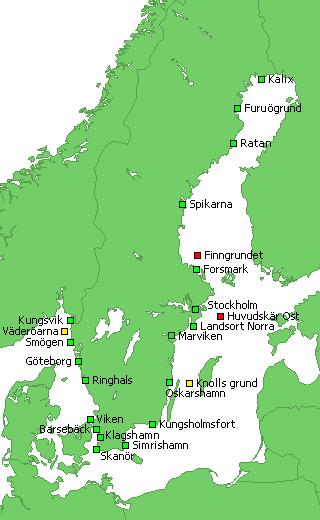 Sweden: 23 tide gauges 40 130 year series GEV-method 100 years RWL (lowest allowed