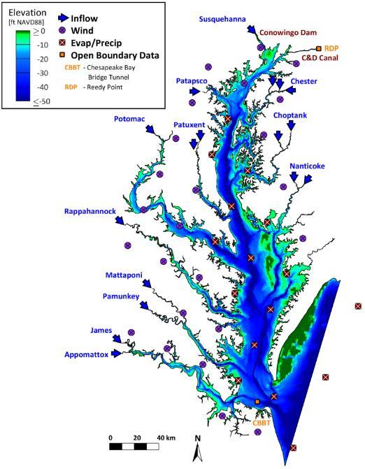 Data Source: 3D Hydrodynamic Model Dynamic habitat features: Near-bed salinity Depth-averaged salinity Salinity stratification Percent of time