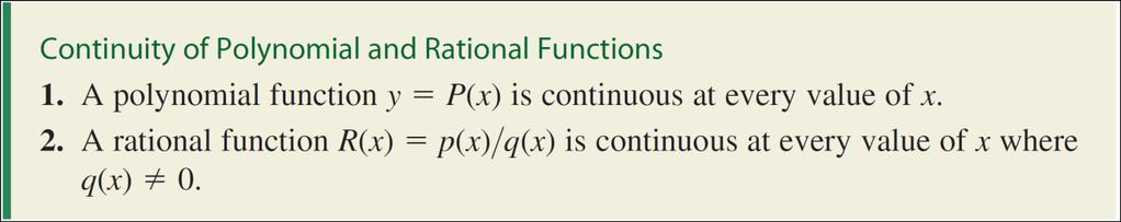 properties of continuous