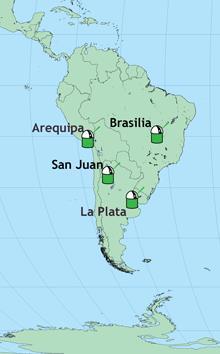 Other SIRGAS Activities Ionospheric analysis Universidad Nacional de La Plata (Argentina), official SIRGAS Analysis Centre for the Ionosphere, produces maps of vertical total electron content for the