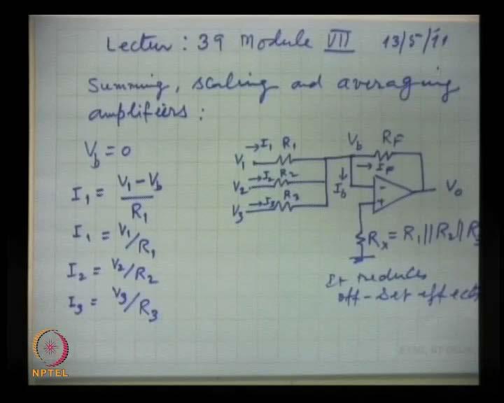 Electronics Prof. D C Dube Department of Physics Indian Institute of Technology Delhi Module No. 07 Differential and Operational Amplifiers Lecture No.