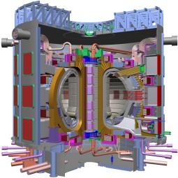 THE ITER DEVICE International Thermonuclear Experimental Reactor Parameters Total Fusion Power Q- Fusion Power /Auxiliary heating power 500 MW 10 Average Neutron wall loading 0.