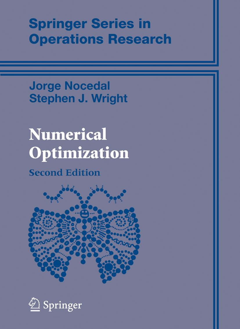 Numerical Optimzation Numerical Optimization is a very large and important field.