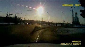 Chelyabinsk Event 15 February 2013 Natural object entering Earth s atmosphere Large meteoroids = small asteroids