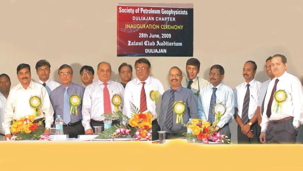 New SPG Chapter at Duliajan inaugurated 28th June 2009 witnessed the beginning of a new and much awaited event for the geo-scientific community of Oil India Limited (OIL); the
