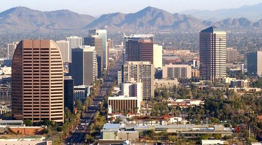 government to maximize profits. The land is very open and waiting to be built upon. My second picture is of the Midtown Phoenix skyline.
