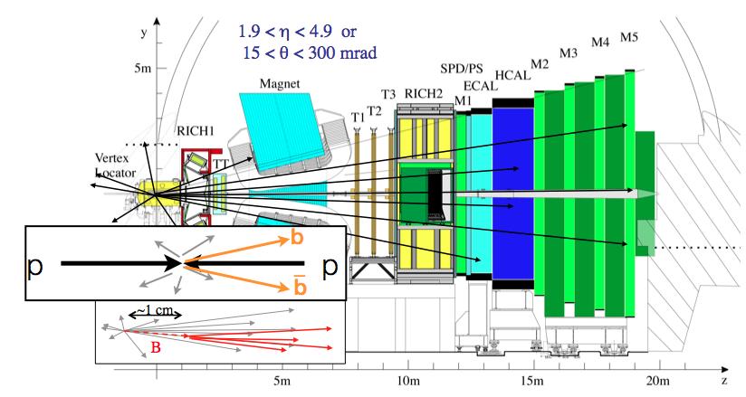 CP violation in B mesons at LHC The LHCb experiment is studying tiny